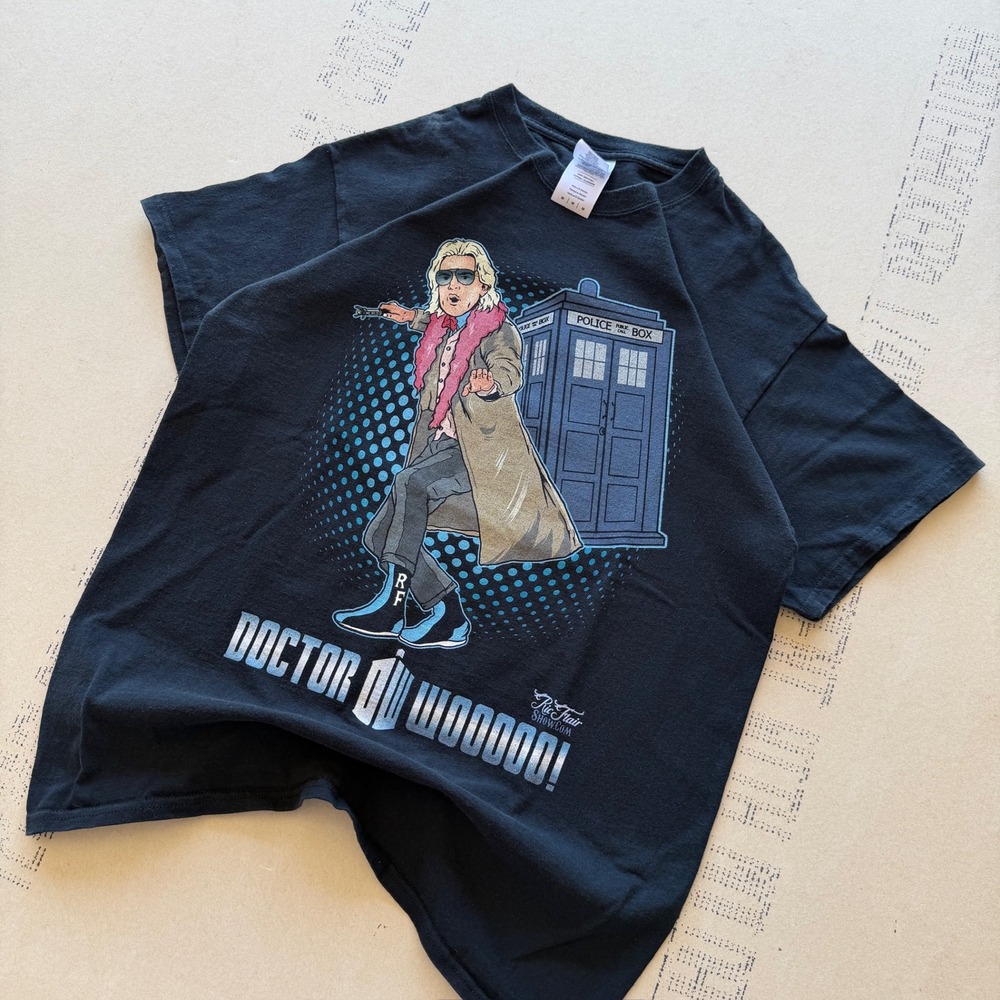 Y2K Ric Flair Doctor Who T-shirt